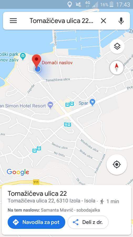 Apartma_Samy Izola Exteriör bild